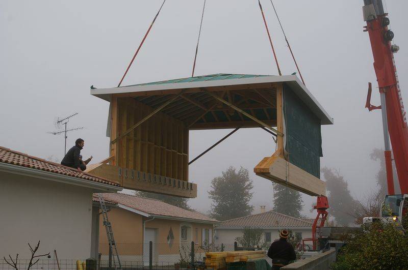 Surélévation d'une maison  en Gironde