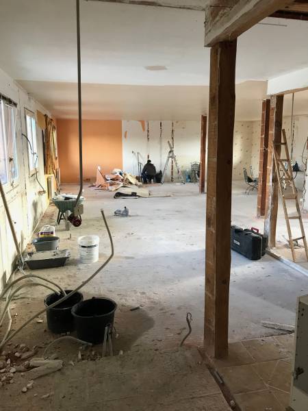 Travaux de rénovation d'une maison à Cazaux, La Teste de Buch